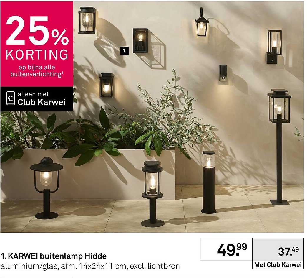 KARWEI buitenlamp Hidde
