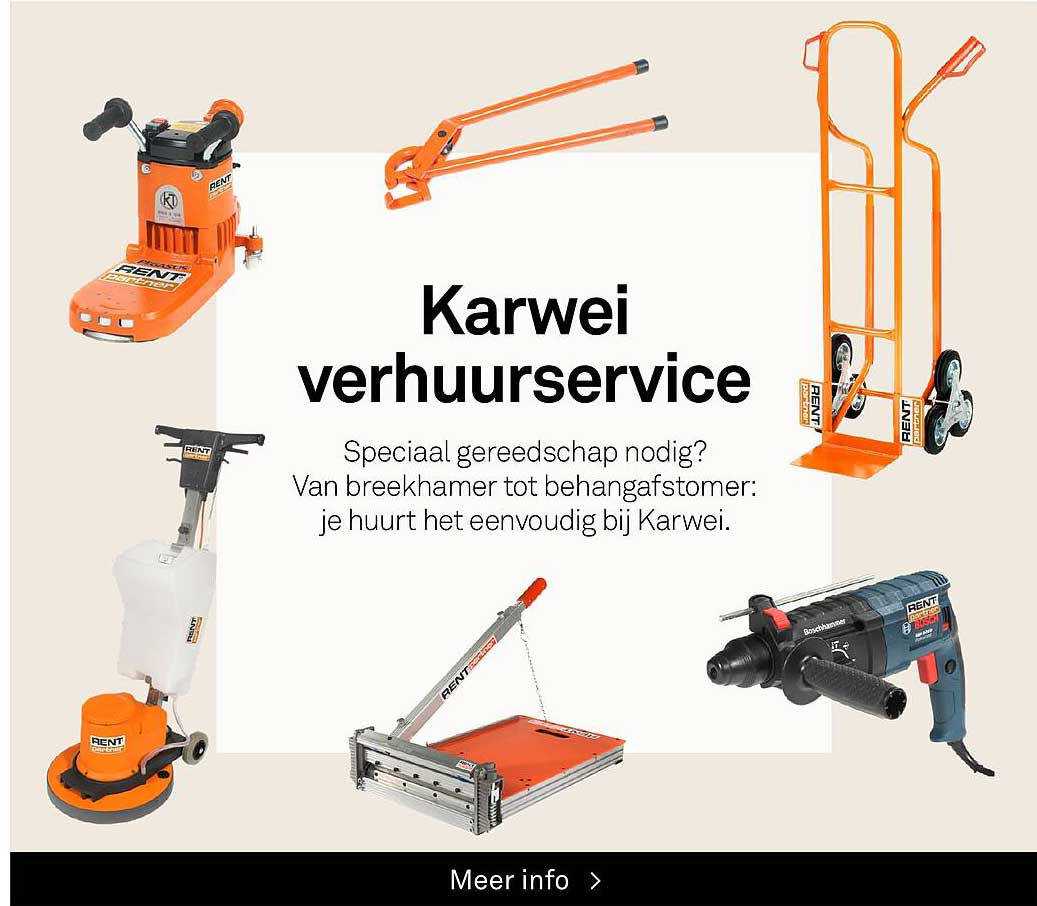 Karwei verhuurservice