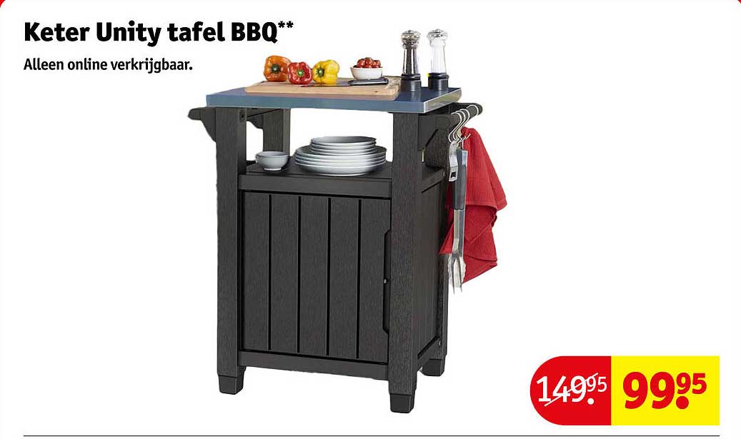 Keter Unity tafel BBQ**