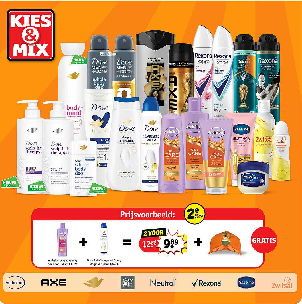 KIES & MIX 2e halve prijs