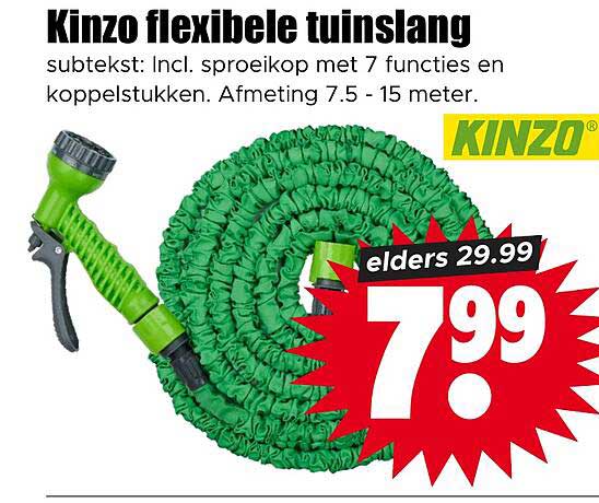 Kinzo flexibele tuinslang
