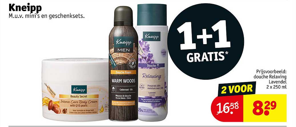 Kneipp 1+1 GRATIS*