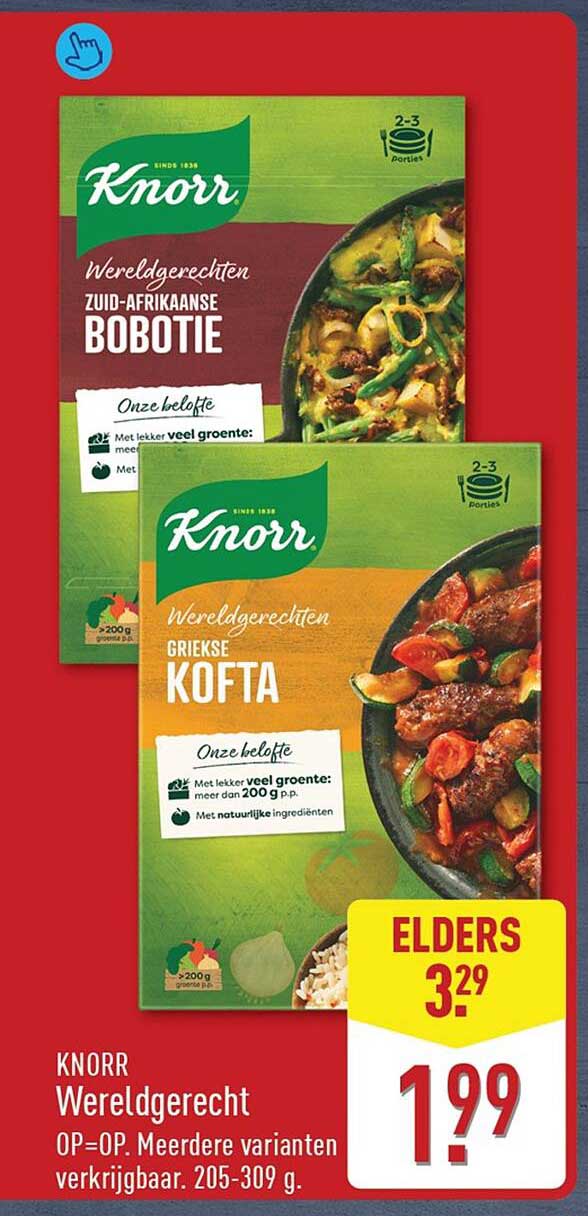KNORR Wereldgerecht OP=OP Meerdere varianten verkrijgbaar. 205-309 g.