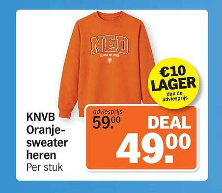 KNVB Oranje-sweater heren