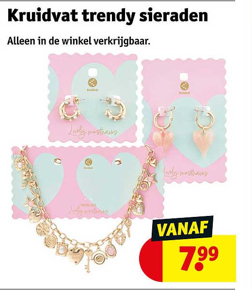 Kruidvat trendy sieraden