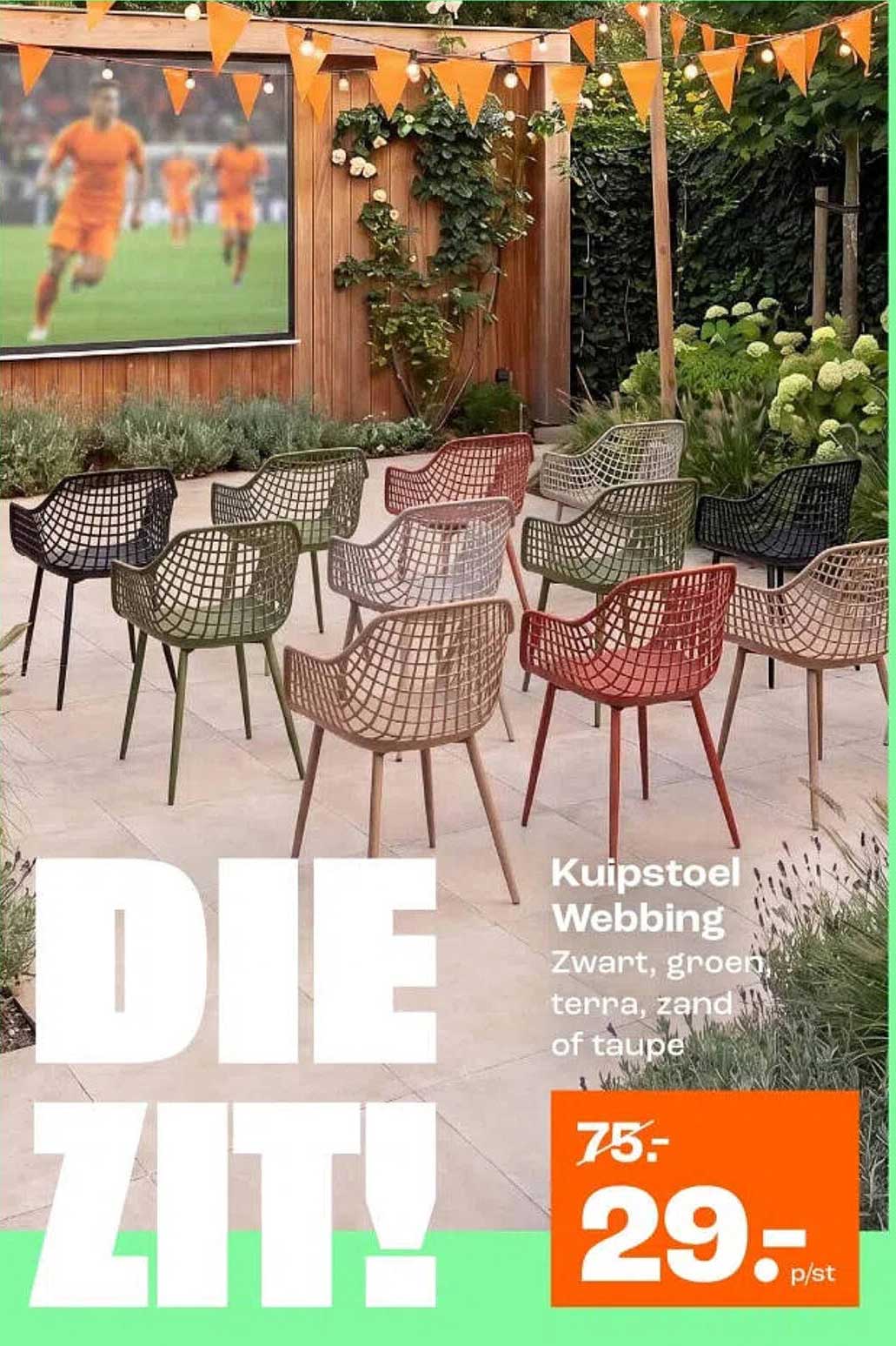 Kuipstoel Webbing