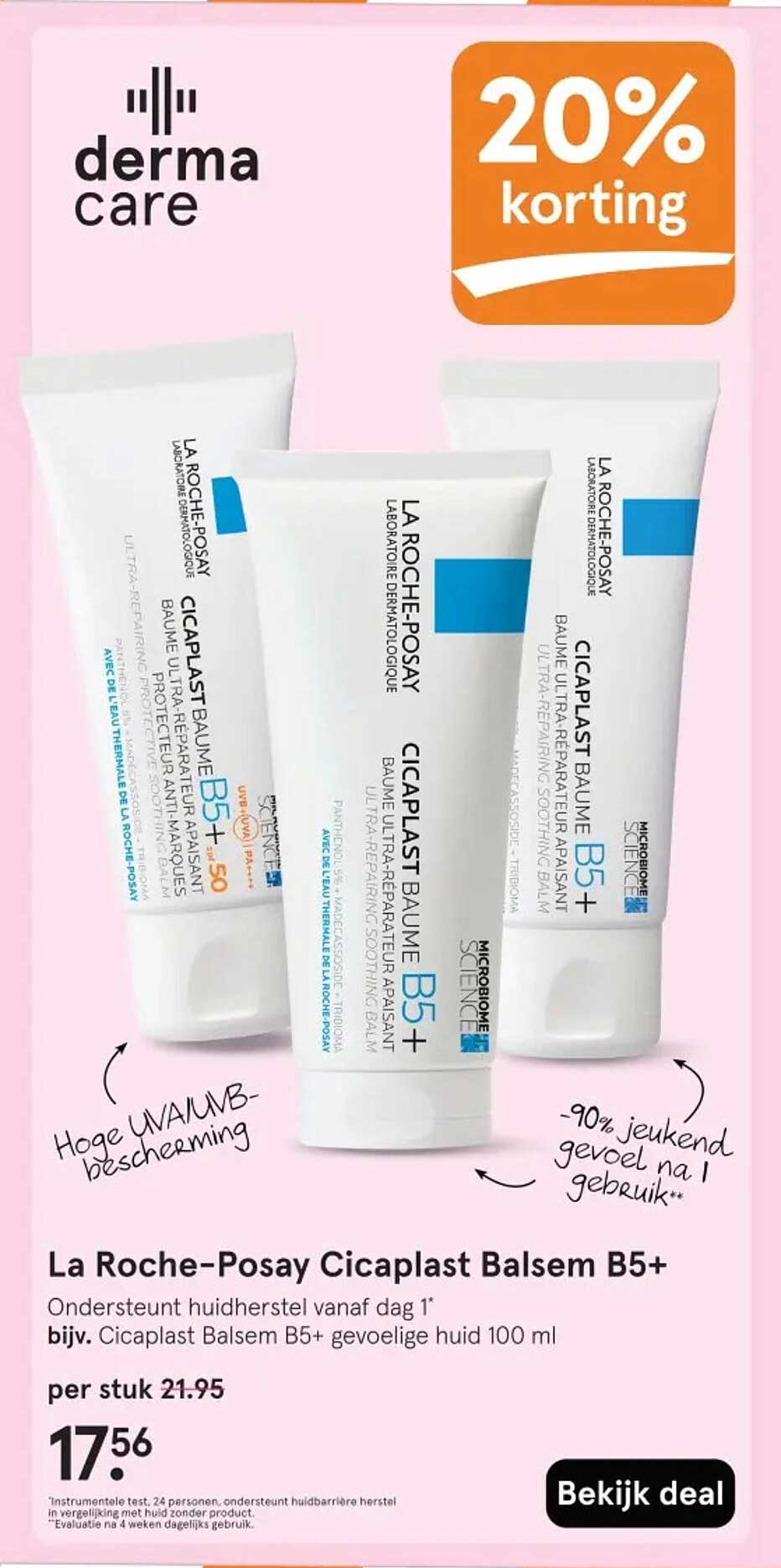 La Roche-Posay Cicaplast Balsem B5+ 20% korting