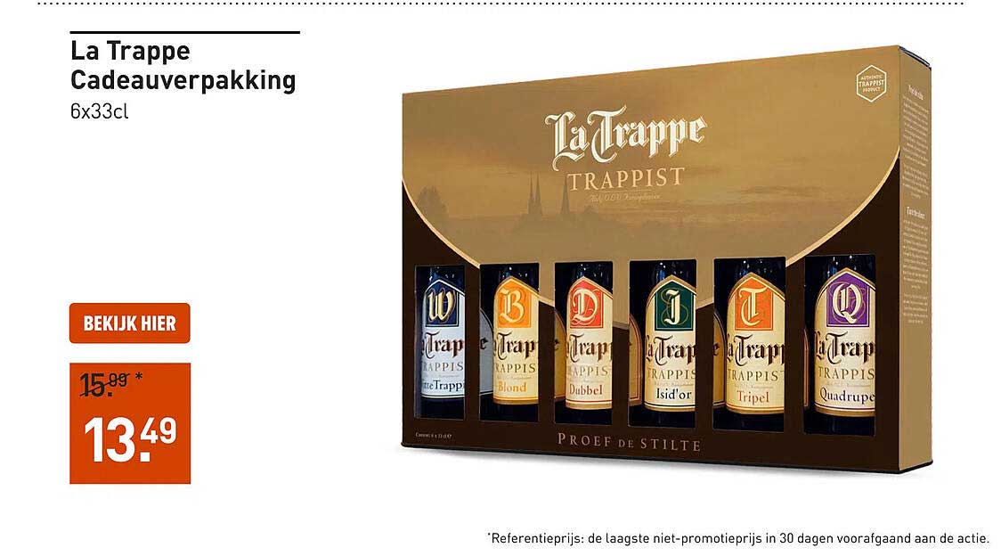 La Trappe Cadeauverpakking 6x33cl