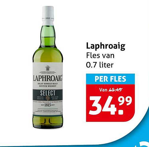 Laphroaig Fles van 0.7 liter PER FLES