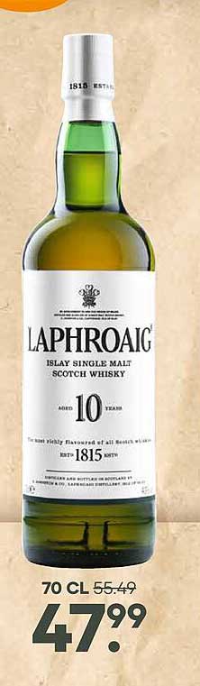 Laphroaig Islay Single Malt Scotch Whisky 10 Year