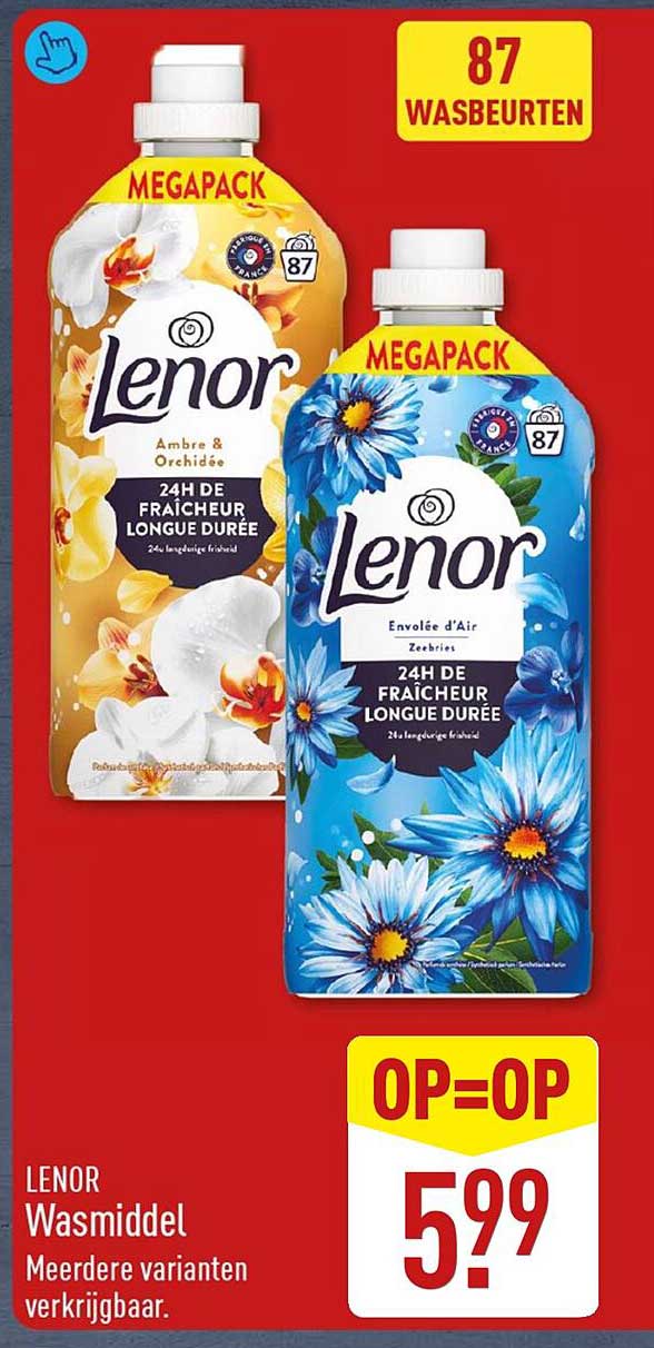 LENOR Wasmiddel Meerdere varianten verkrijgbaar. OP=OP