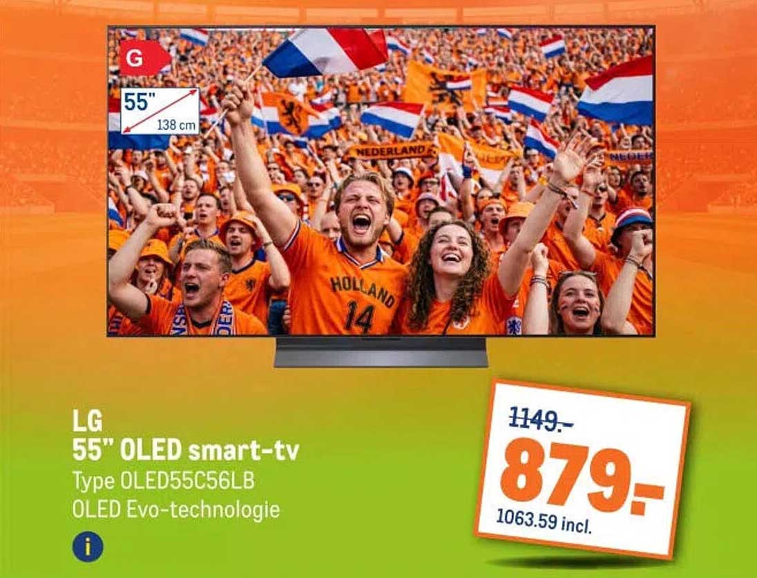 LG 55" OLED smart-tv