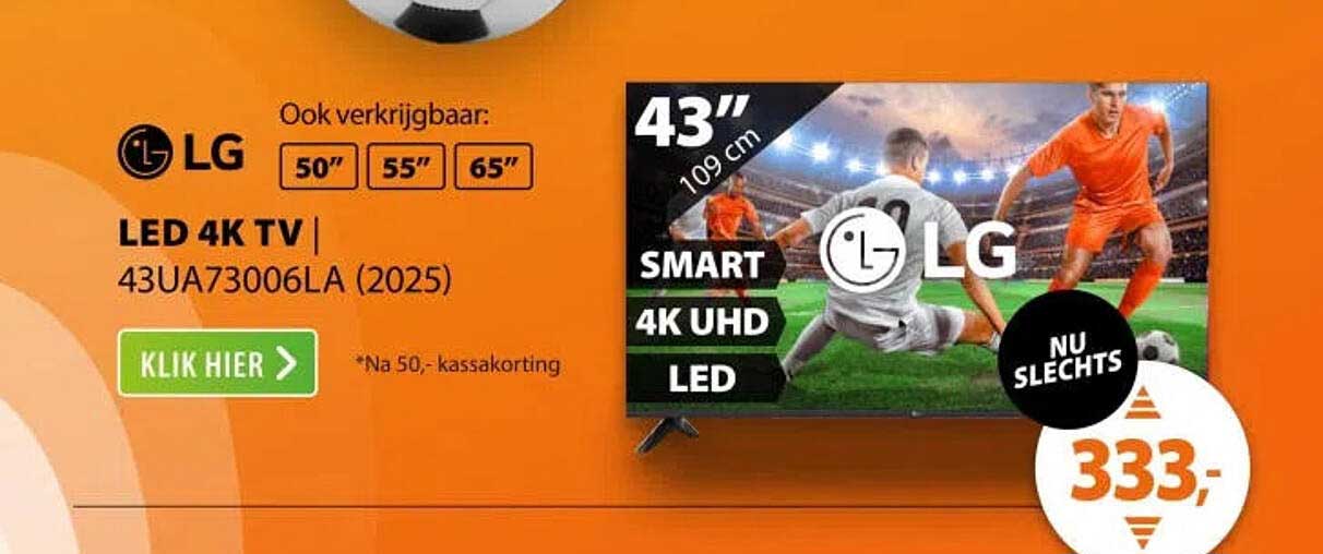 LG LED 4K TV 43UA73006LA (2025)