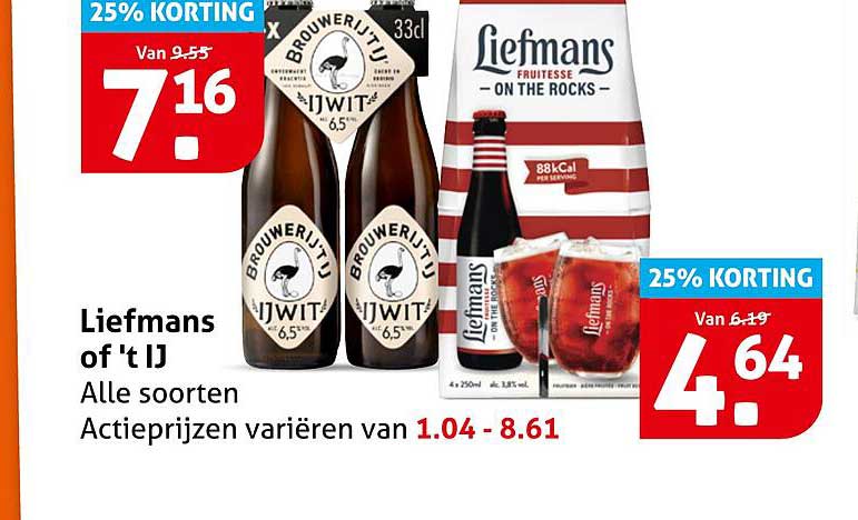 Liefmans of ’t IJ Alle soorten