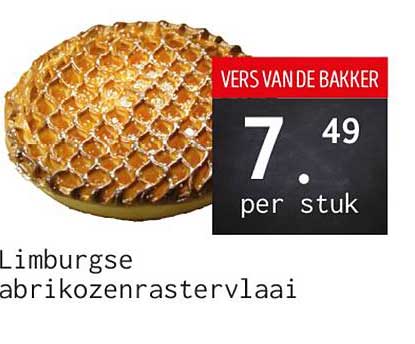 Limburgse abrikozenrastervlaai
