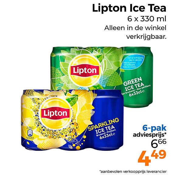 Lipton Ice Tea 6 x 330 ml