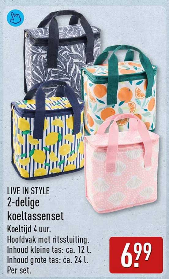 LIVE IN STYLE 2-delige koeltassenset