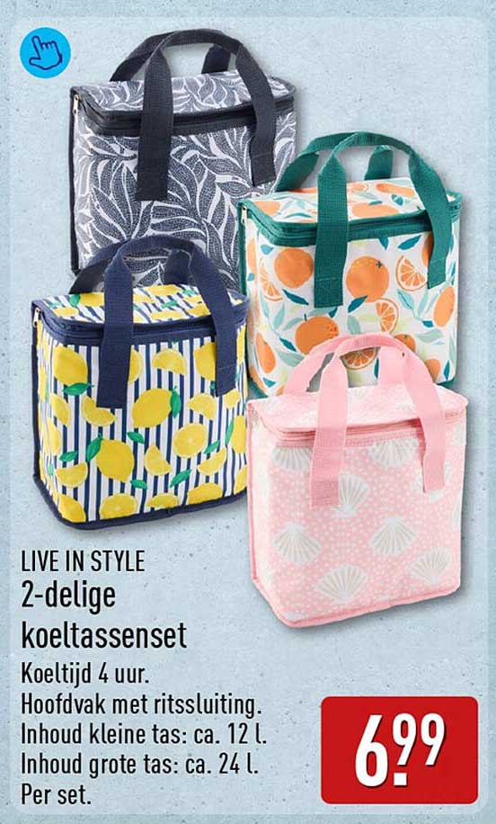 LIVE IN STYLE 2-delige koeltassenset