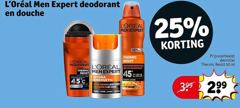 L'Oréal Men Expert deodorant en douche