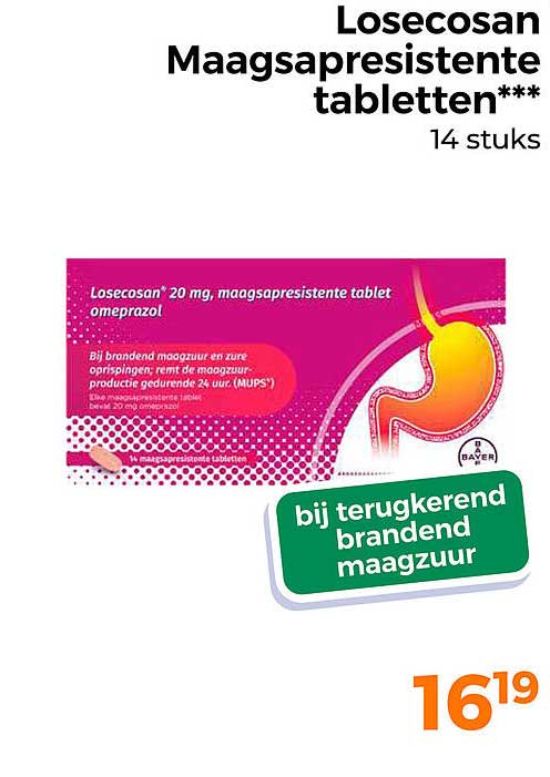 Losecosan Maagsresistente tabletten*** 14 stuks