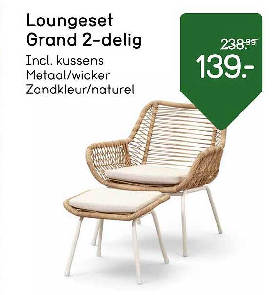 Loungeset Grand 2-delig