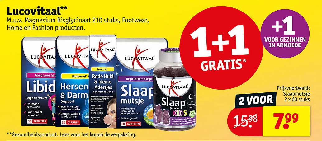 Lucovitaal 1+1 GRATIS*