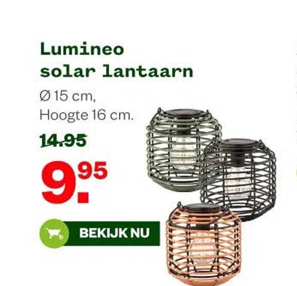 Lumineo solar lantaarn