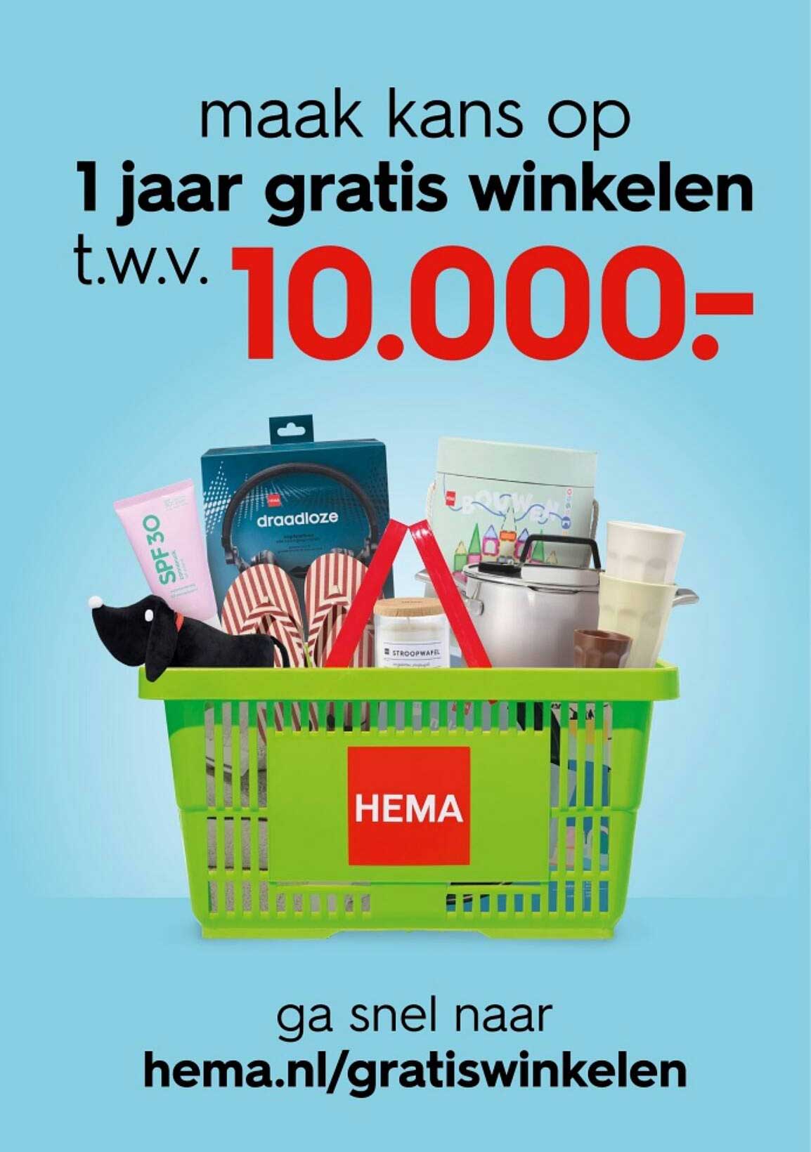maak kans op 1 jaar gratis winkelen t.w.v. 10.000-
