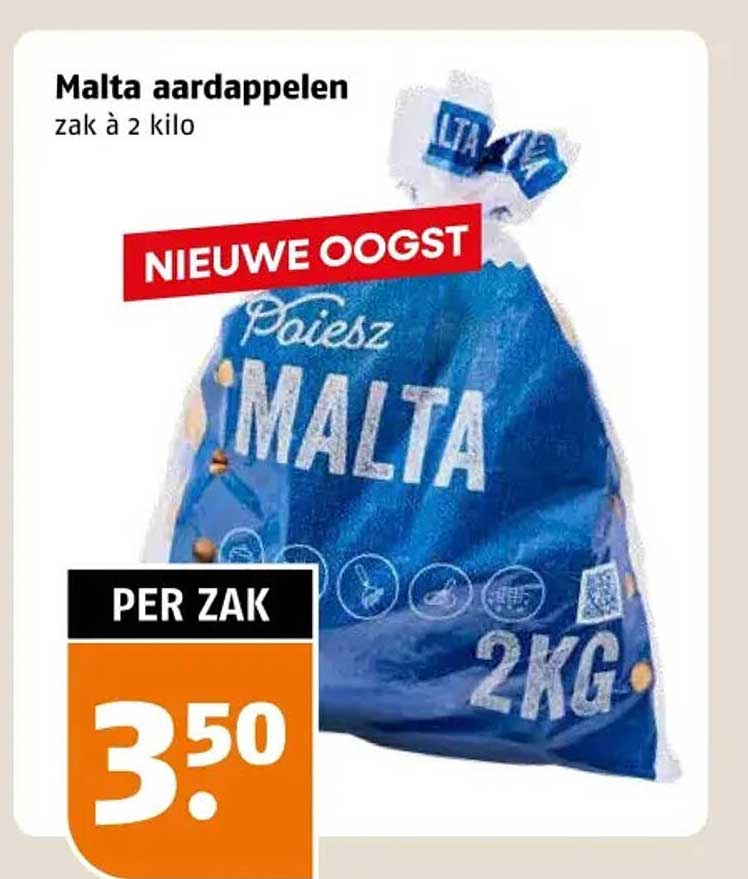 Malta aardappelen zak à 2 kilo
