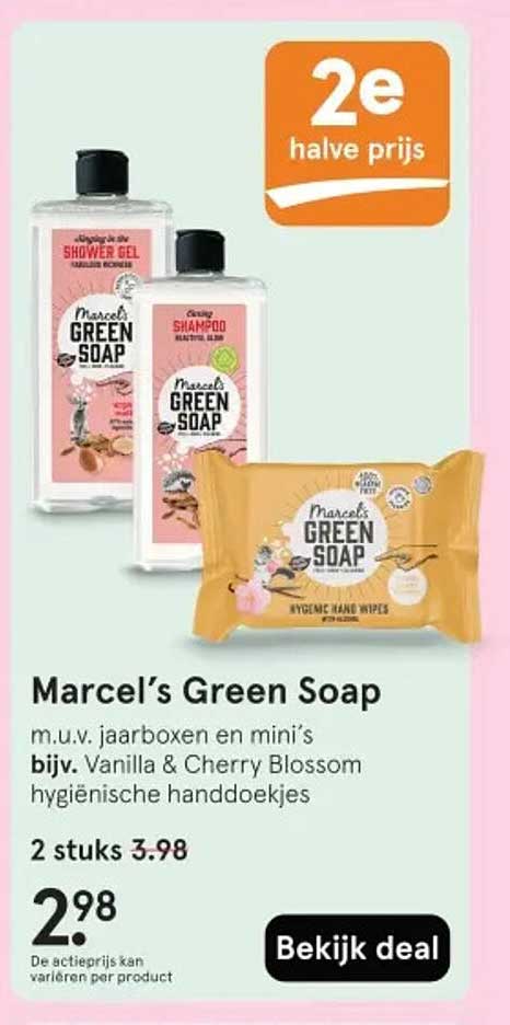 Marcel's Green Soap 2e halve prijs
