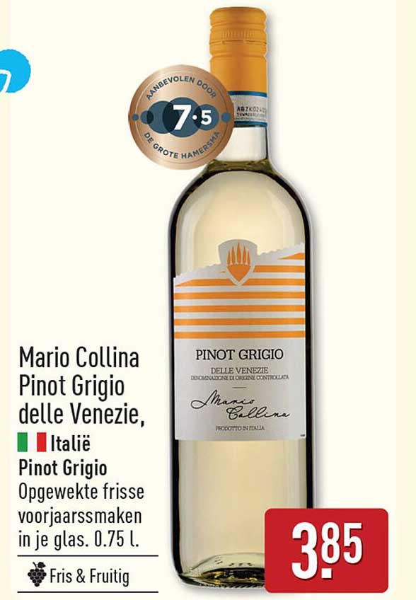 Mario Collina Pinot Grigio delle Venezie, Italië Pinot Grigio