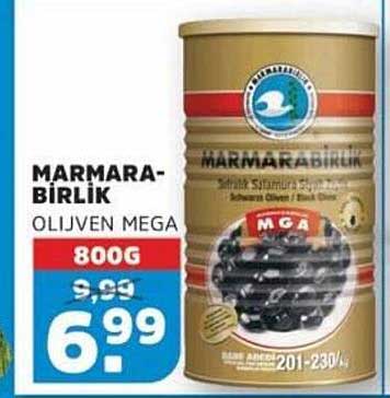 MARMARA-BIRLIK OLIJVEN MEGA 800G
