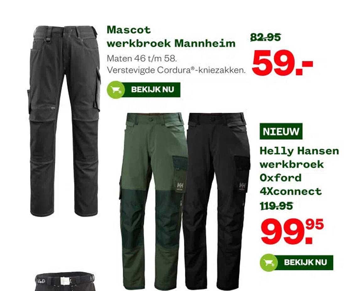 Mascot werkbroek Mannheim