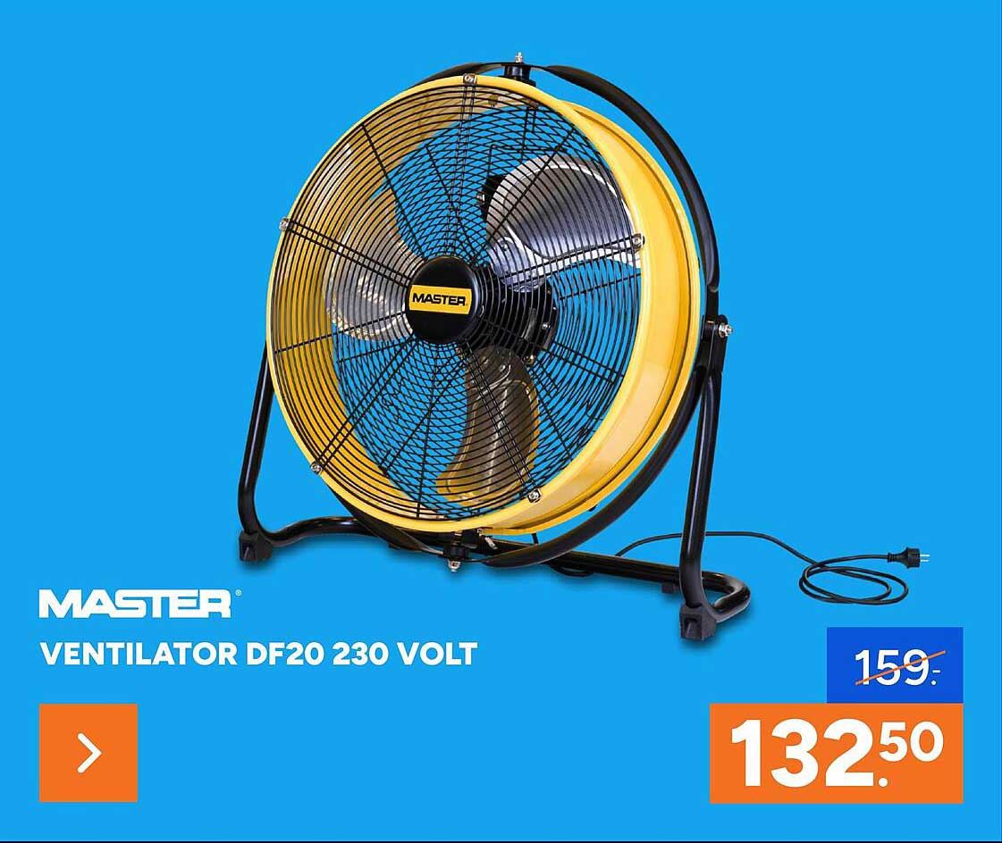 MASTER VENTILATOR DF20 230 VOLT