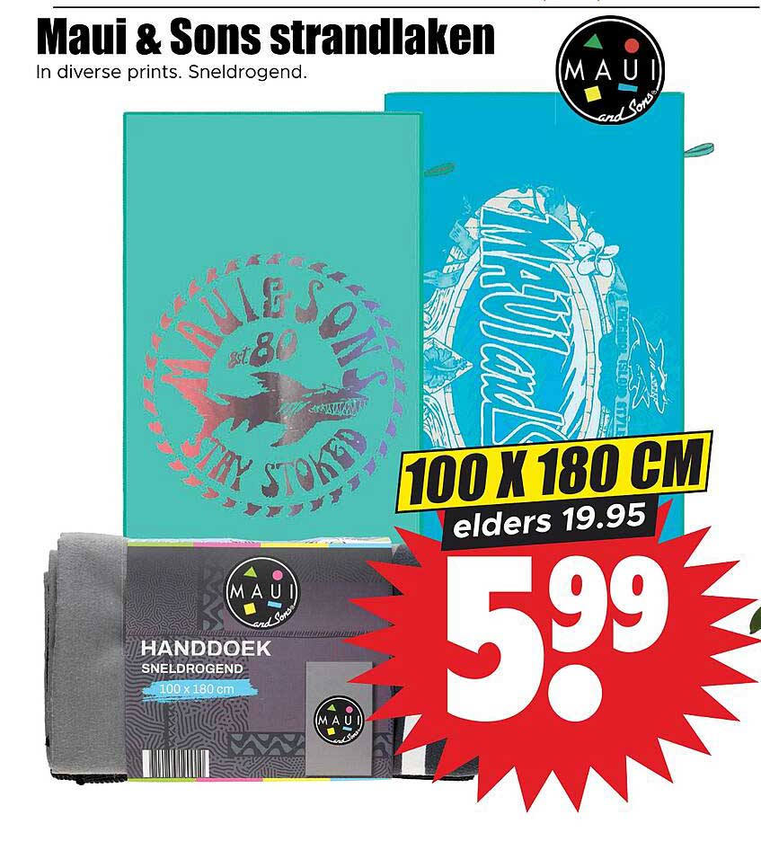 Maui & Sons strandlaken