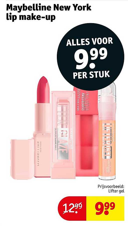 Maybelline New York lip make-up