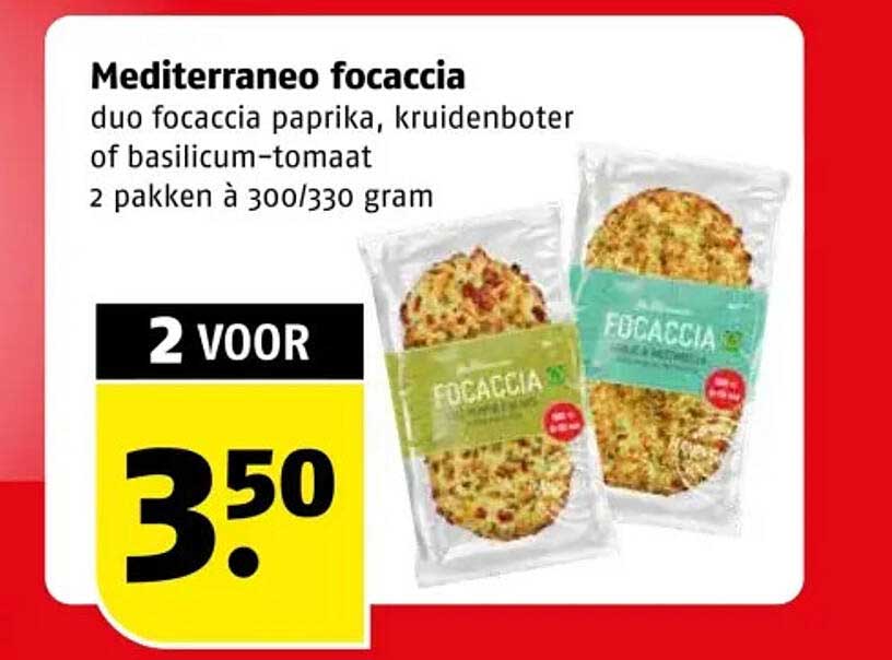 Mediterraneo focaccia