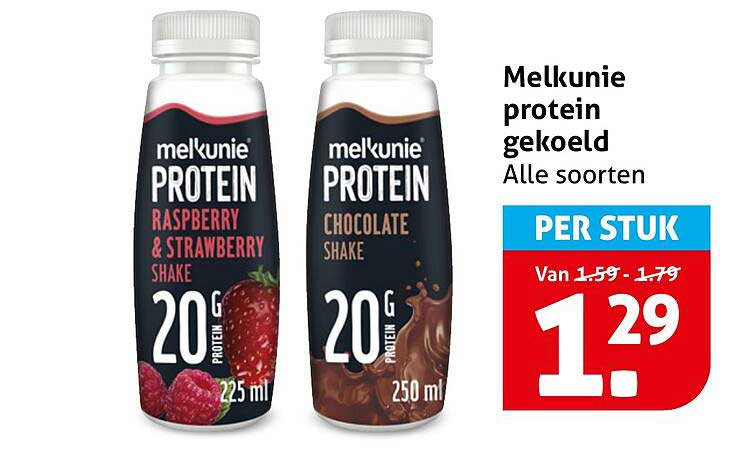 Melkunie protein gekoeld Alle soorten PER STUK