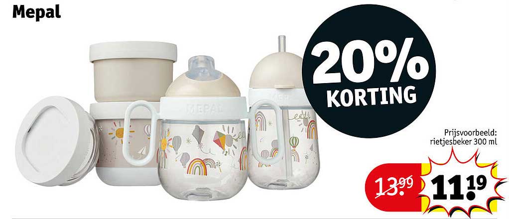 Mepal 20% korting