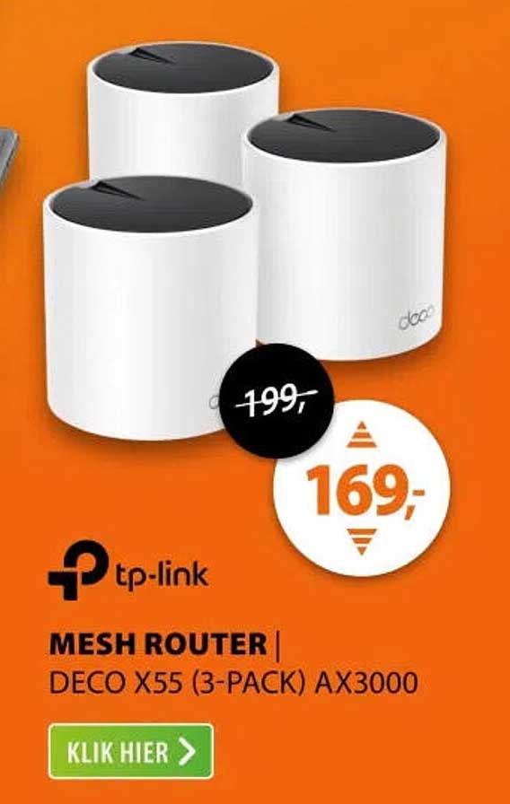 MESH ROUTER DECO X55 (3-PACK) AX3000