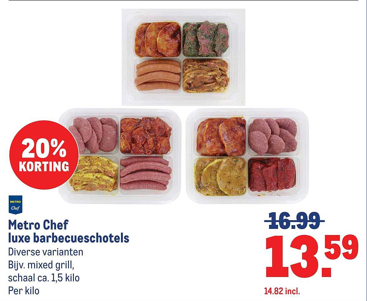 Metro Chef luxe barbecueschotels