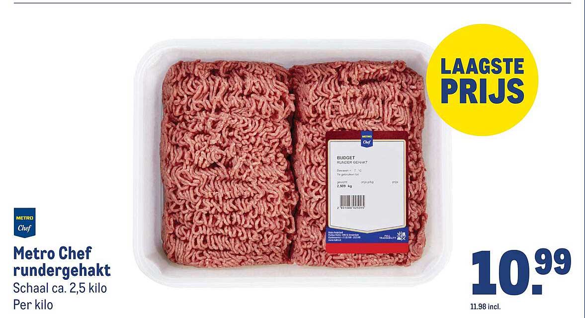 Metro Chef rundergehakt