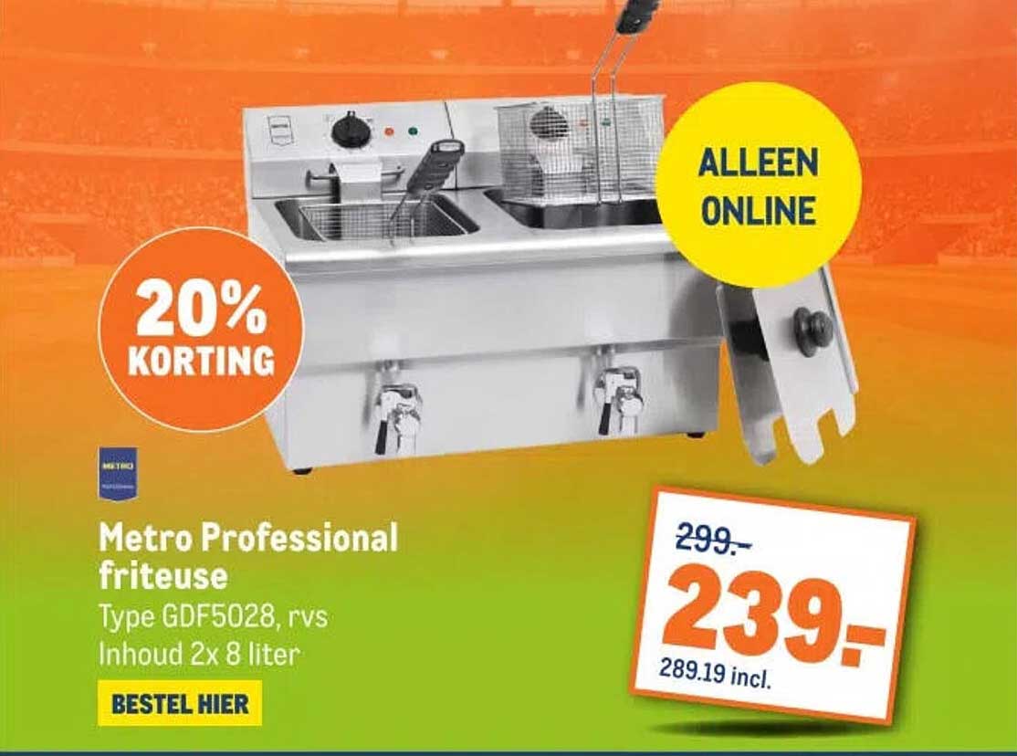 Metro Professional friteuse