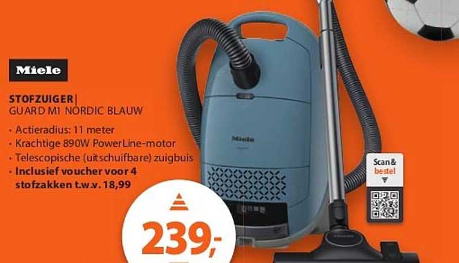 Miele stofzuiger Guard M1 Nordic Blauw