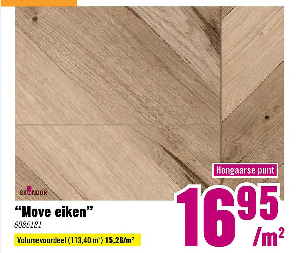 Move eiken Hongaarse punt