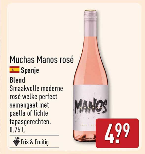 Muchas Manos rosé Spanje Blend