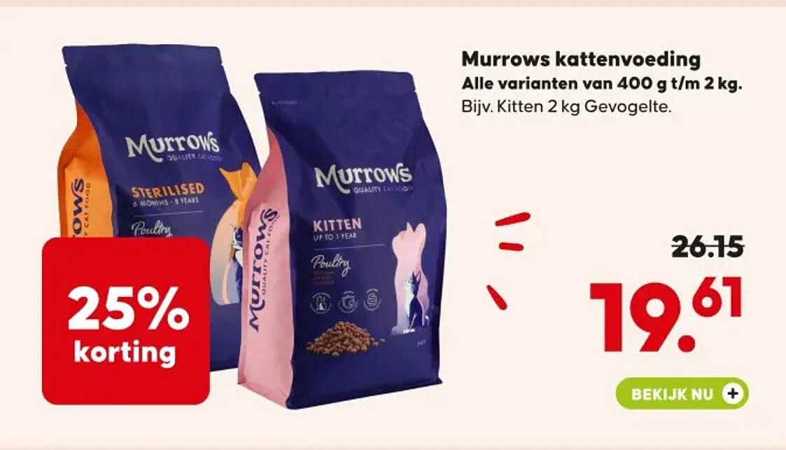 Murrows kattenvoeding