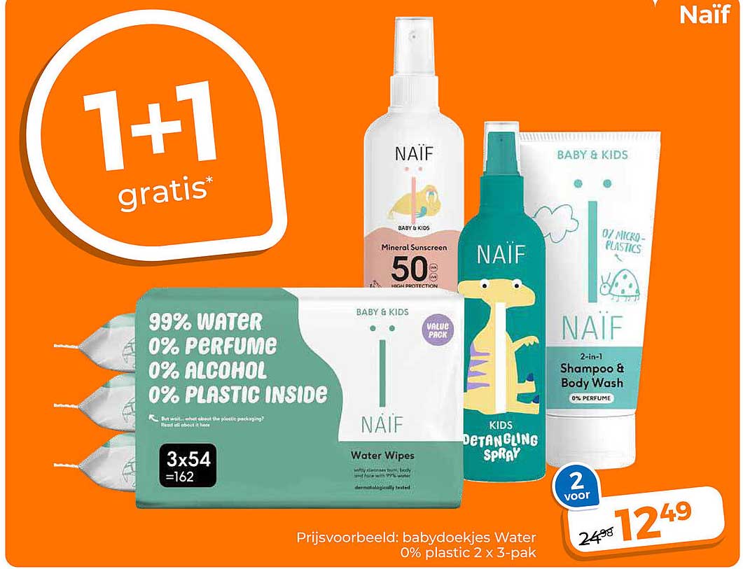Naïf 1+1 gratis