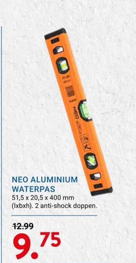 NEO ALUMINIUM WATERPAS