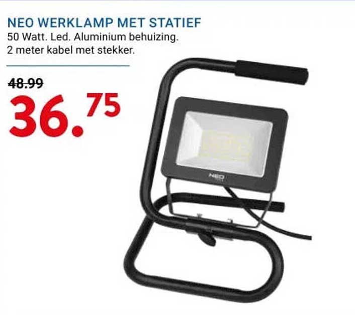 NEO WERKLAMP MET STATIEF